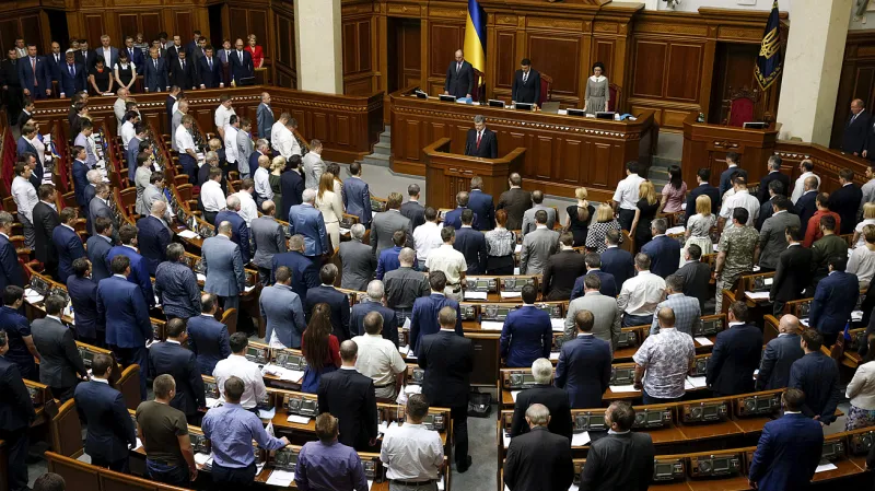 Petro Porošenko zhodnotil svůj první rok ve funkci