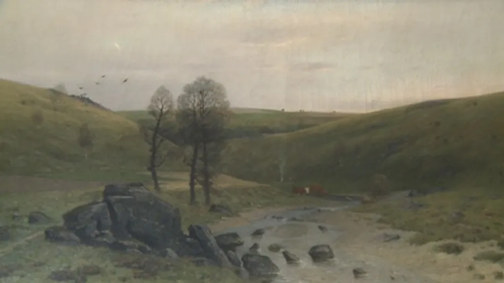 Antonín Chittussi / Z údolí Doubravky