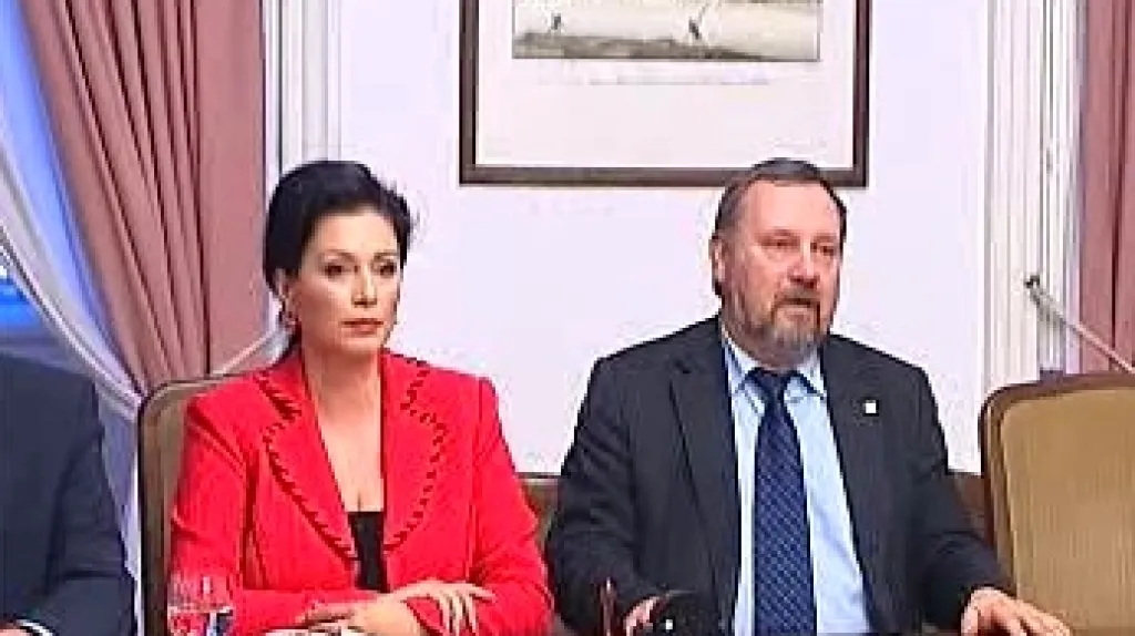 Jana Bobošíková a Pavel Kováčik