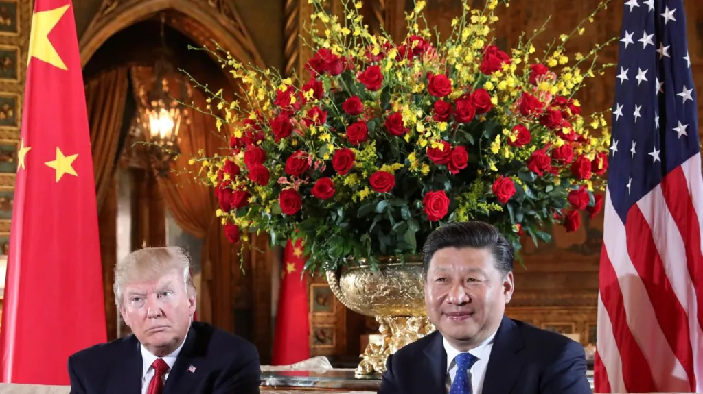 Setkání Donalda Trumpa a Si Ťin-pchinga