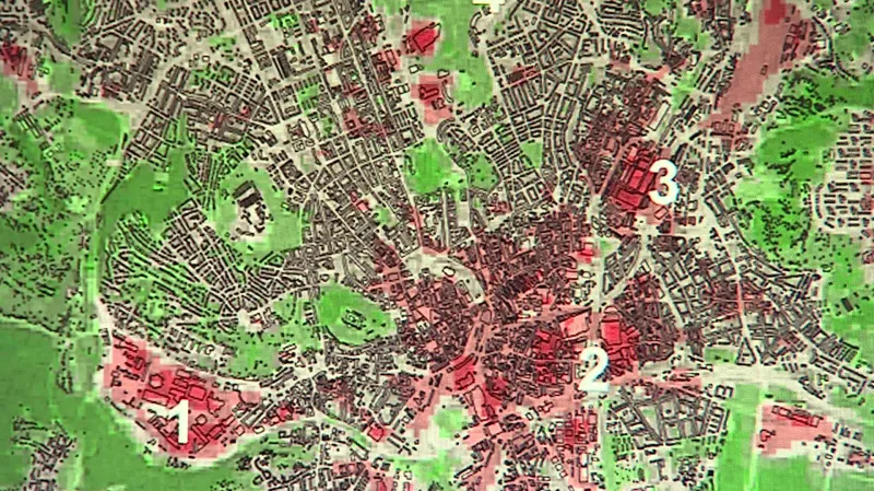 Tepelný ostrov města Brna