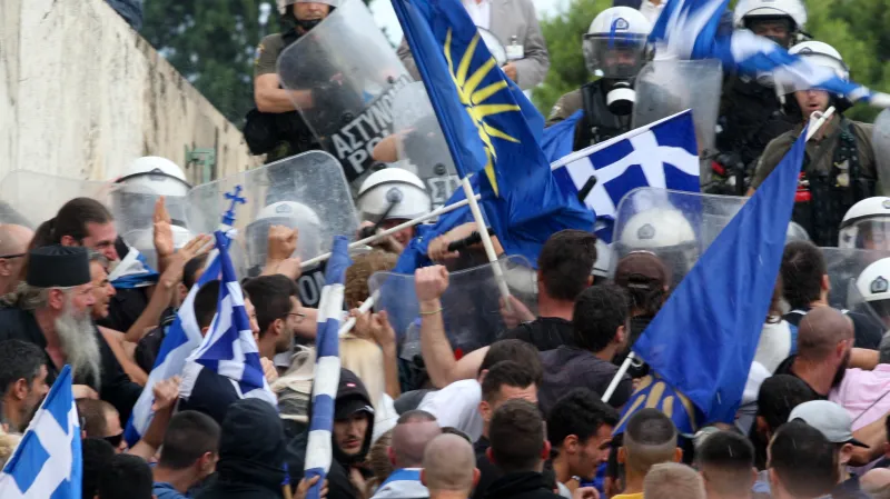 Spor kvůli Makedonii