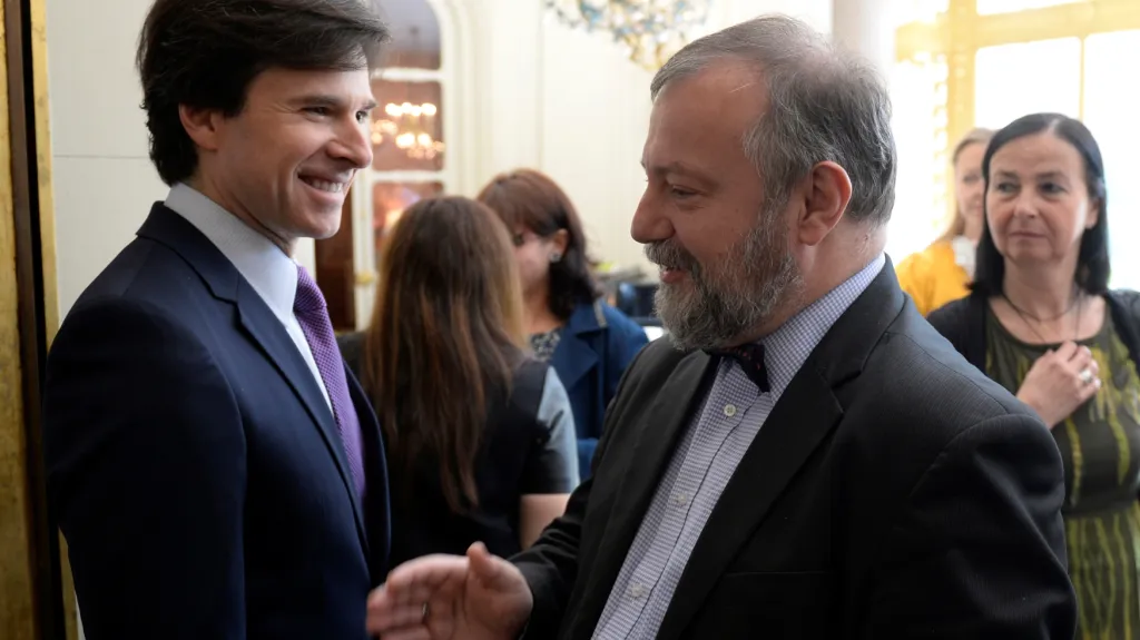Andrew Schapiro a Hynek Kmoníček