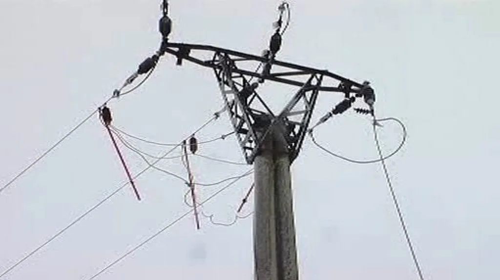 Zpřetrhané vedení