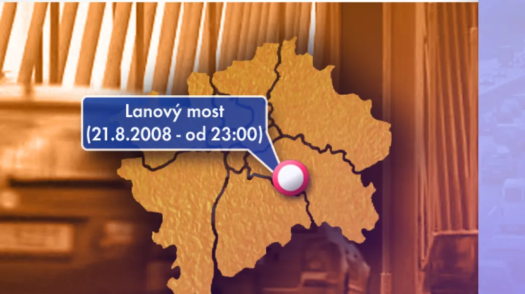 Uzavírka Lanového mostu