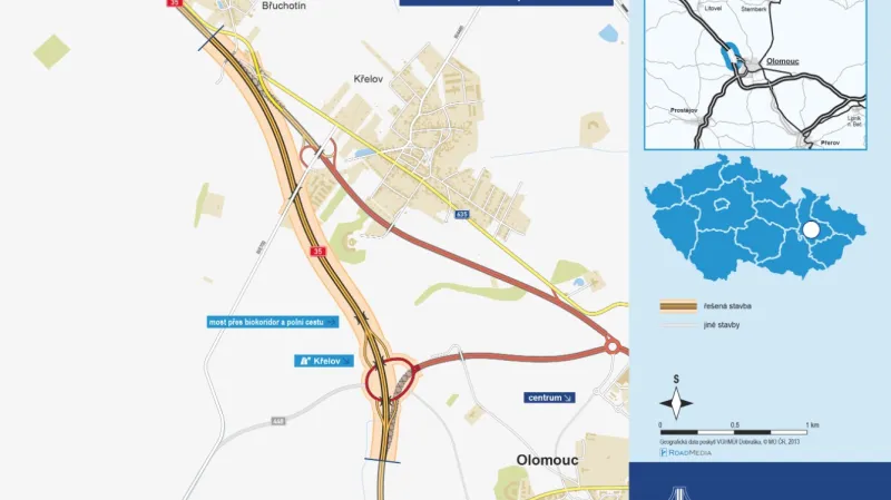 Západní část Olomouckého obchvatu