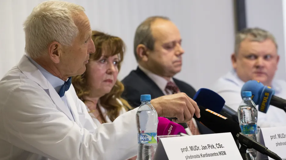 Tisková konference o kardiovaskulárních problémech