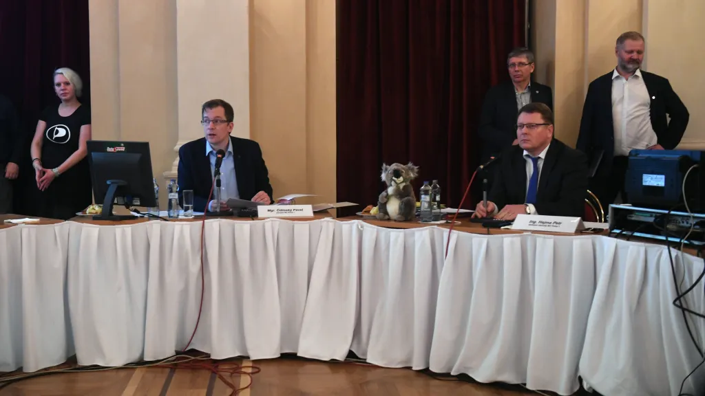 Čižinský a Hejma na jednání zastupitelstva Prahy 1