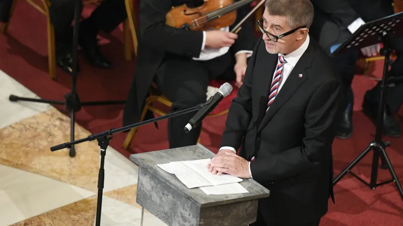 Premiér Andrej Babiš v Národním muzeu
