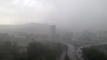 Bouřka v pražské Tróji
