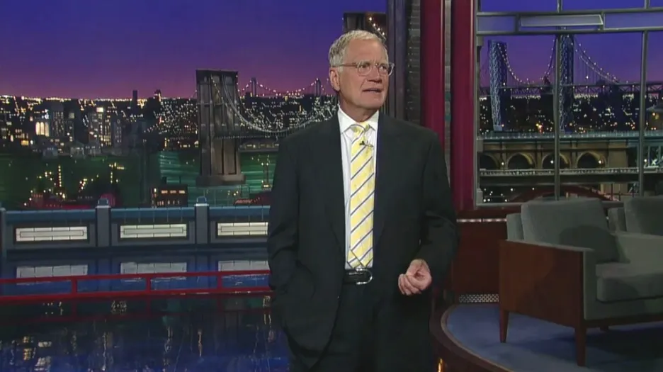 David Letterman ve své show