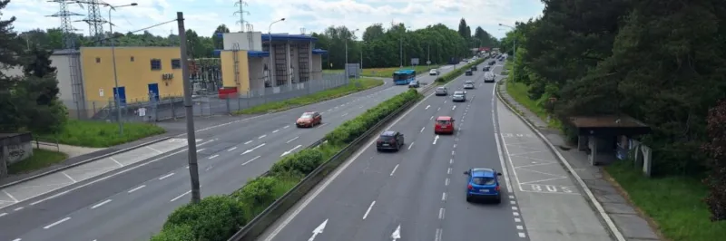 Opravu Rudné ulice v Ostravě provází dopravní omezení