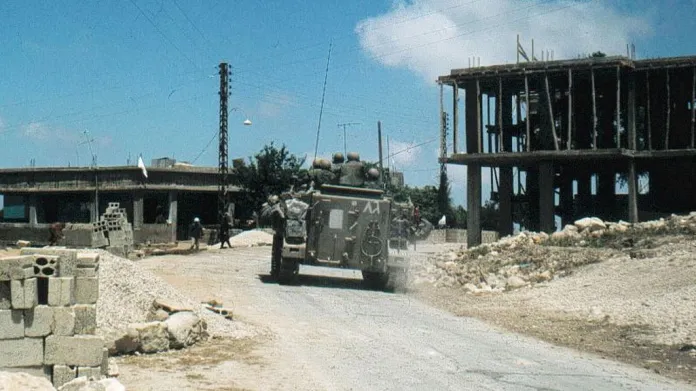 Izraelské jednotky v Libanonu v roce 1982