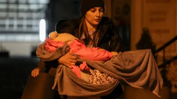 Následky ruských útoků na Kyjev