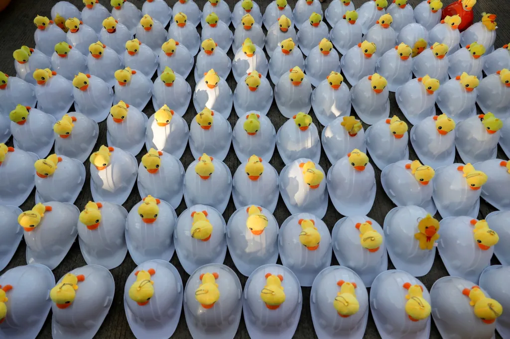Gumové kachničky se staly symbolem demonstrantů, kteří se postavili proti režimu v Thajsku. Protestující požadují omezení pravomocí krále a nastolení nového demokratického směru v zemi