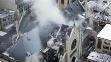 Požár katedrály v Chicagu