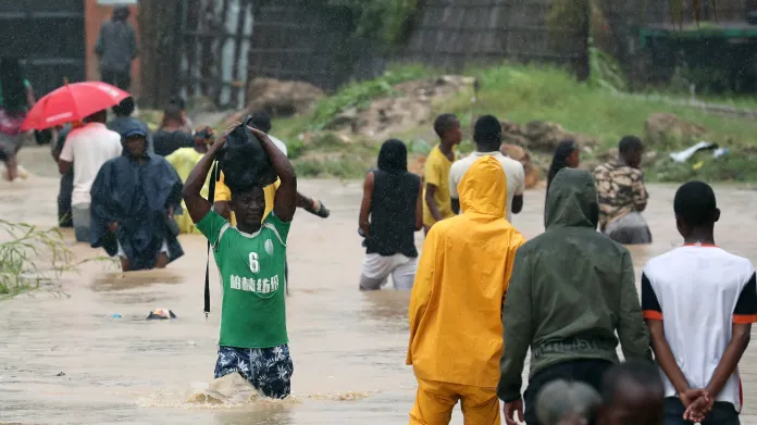 Horizont ČT24: Povodeň v Mosambiku