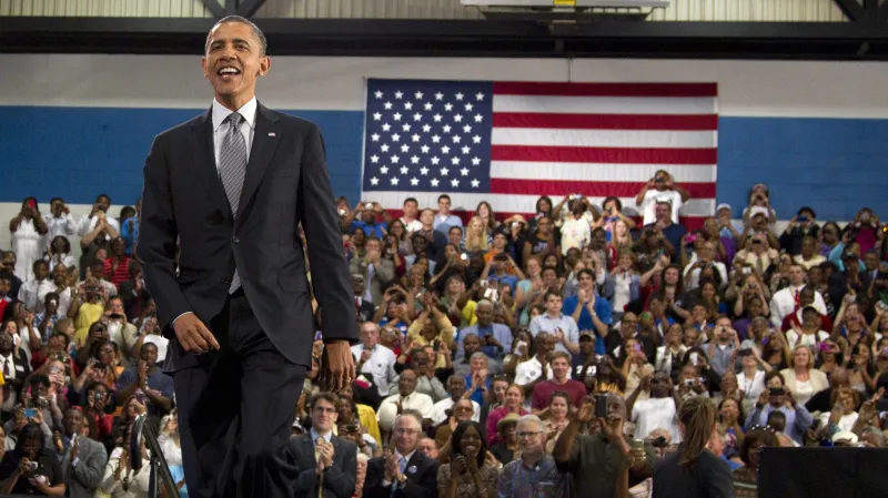 Barack Obama na Cuyahoga Community College v Clevelandu