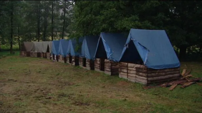 Tábor v Chřibské se musel kvůli počasí přesunout