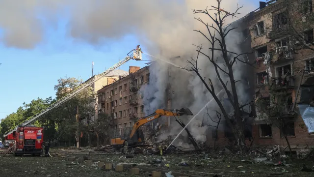„Šokující ruský raketový teror,“ zní z Evropy po masivním úderu na Kyjev