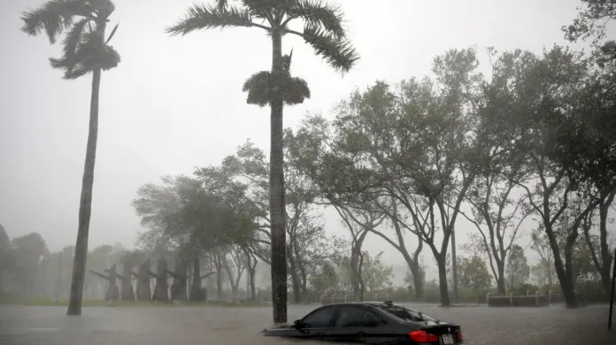 Zaplavené ulice Miami