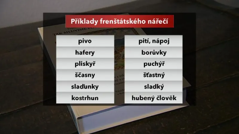 Příklady frenštátského nářečí