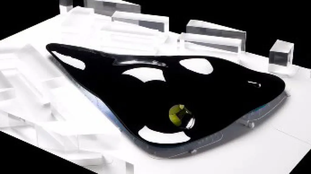 Model koncertní síně v Českých Budějovicích