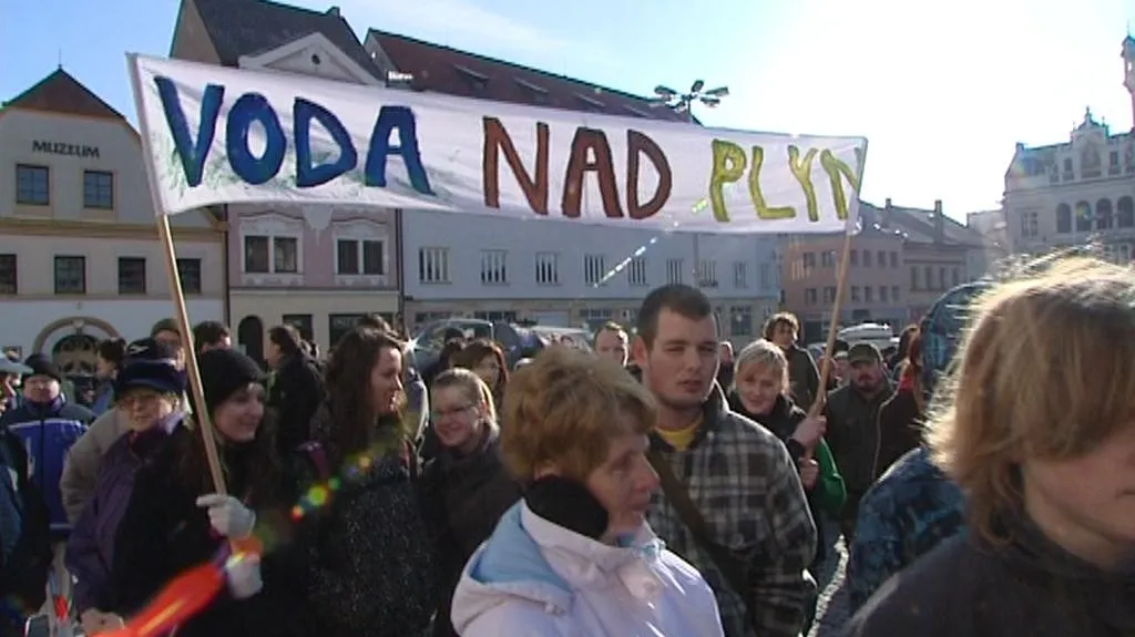 Protest proti těžbě břidlicového plynu