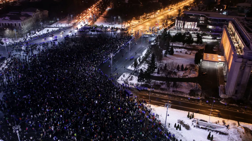 Protivládní protesty v Rumunsku