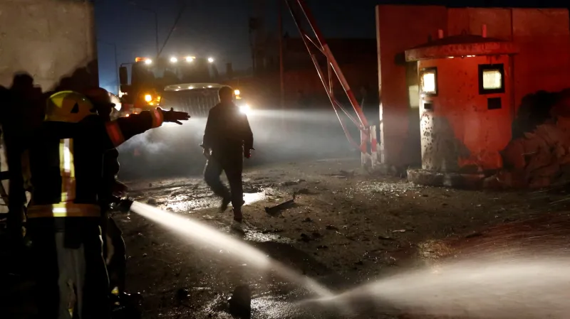 Místo útoku v Kábulu