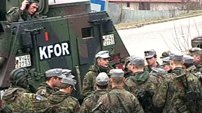 Jednotky KFOR v  Kososvu