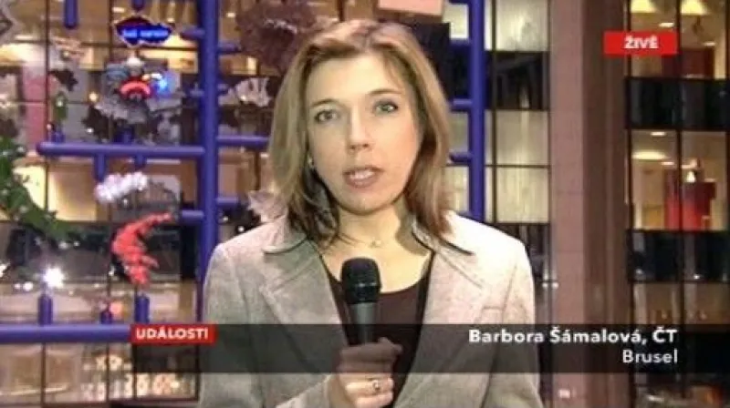 Vstup Barbory Šámalové z Bruselu