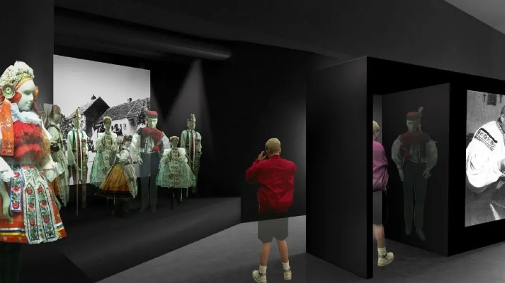 Vizualizace nové expozice Slováckého muzea