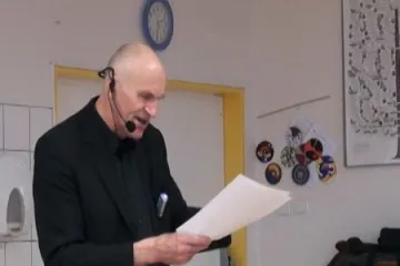 Přednáška překladatele Martina Hilského na Gymnáziu Příbram