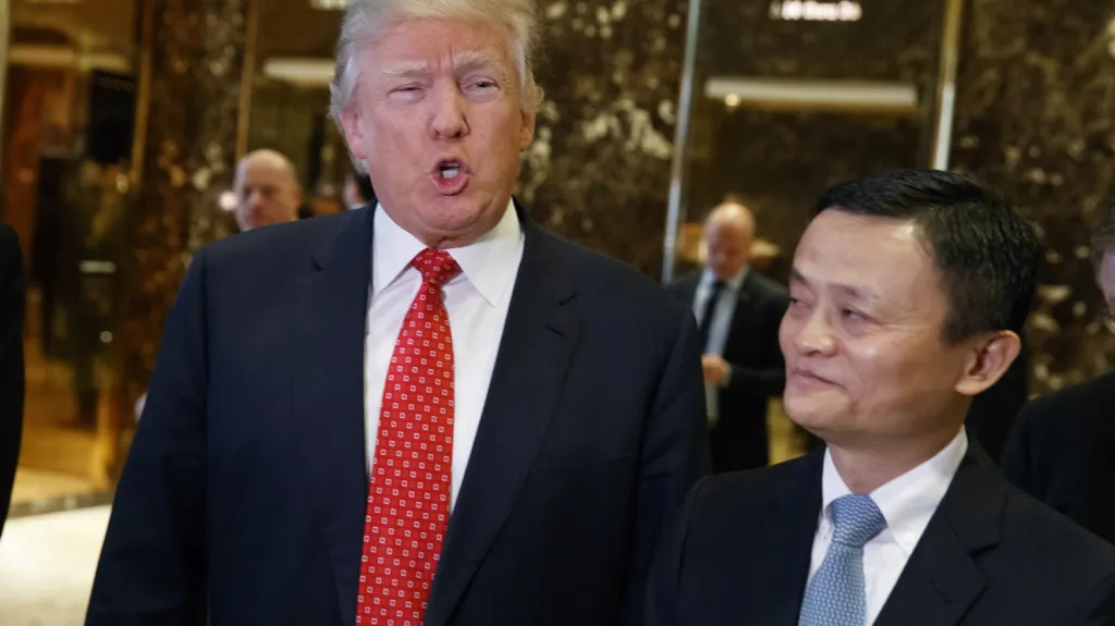 Donald Trump a Jack Ma