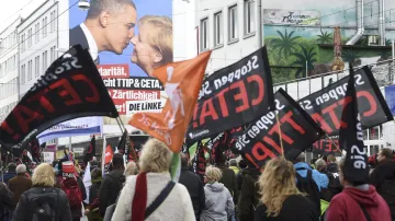 V Hannoveru se protestovalo proti TTIP