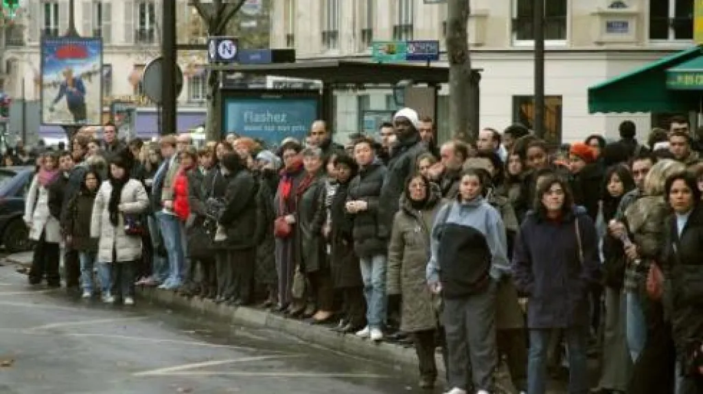 Stávka v Paříži