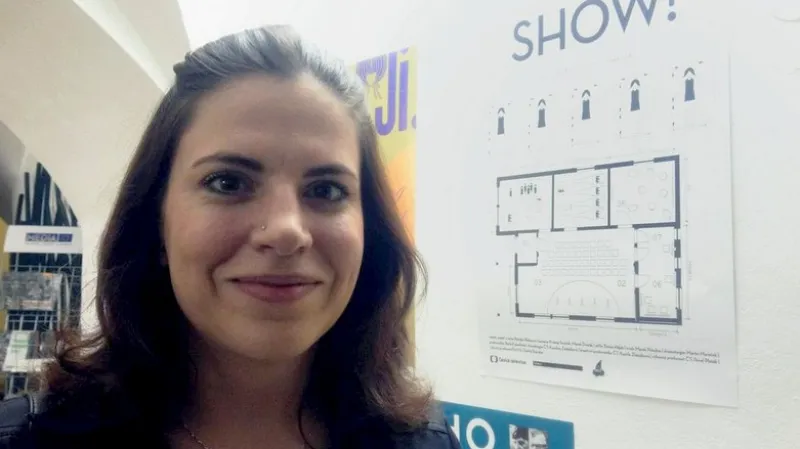 Kreativní producentka Kamila Zlatušková na festivalu v Jihlavě