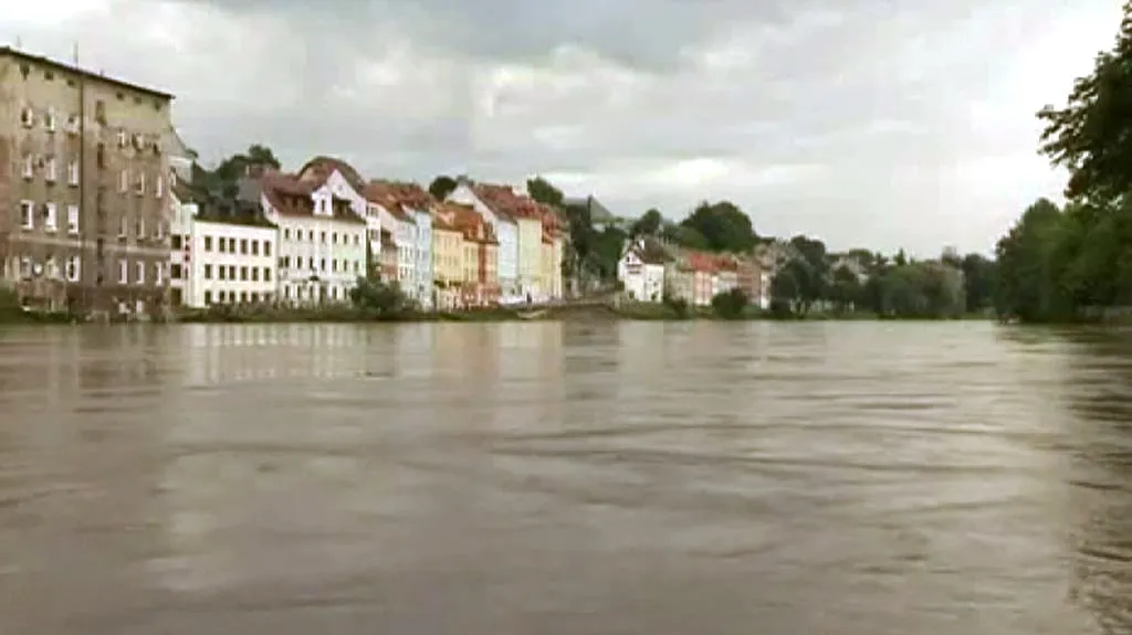 V Německu a Rakousku stoupají hladiny řek