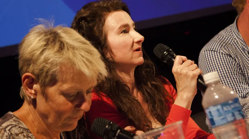 Britská velvyslankyně v Česku Jan Thompsonová na Colours of OStrava