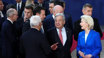 Lídři EU na summitu v Bruselu