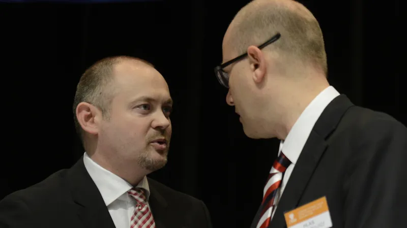 Michal Hašek a Bohuslav Sobotka