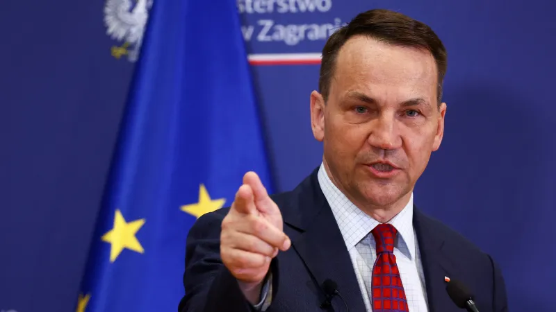 Polský ministr zahraničí Radoslaw Sikorski