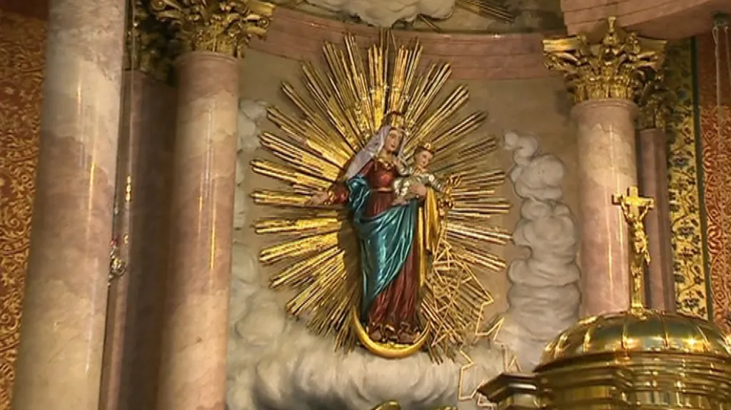 Panna Maria v hostýnské bazilice