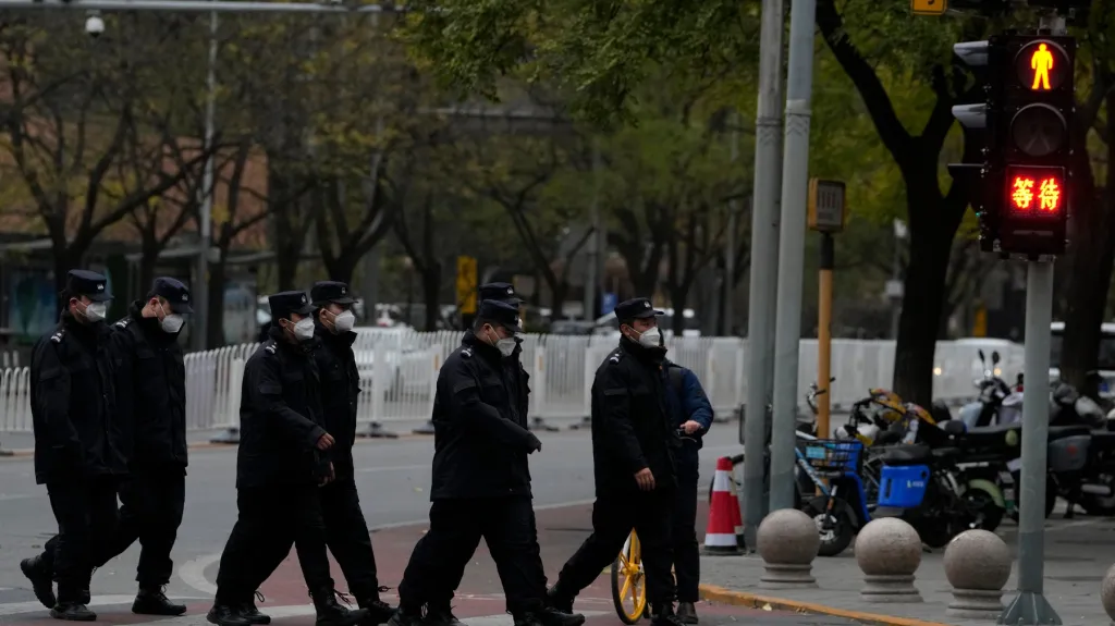 Policie v Pekingu
