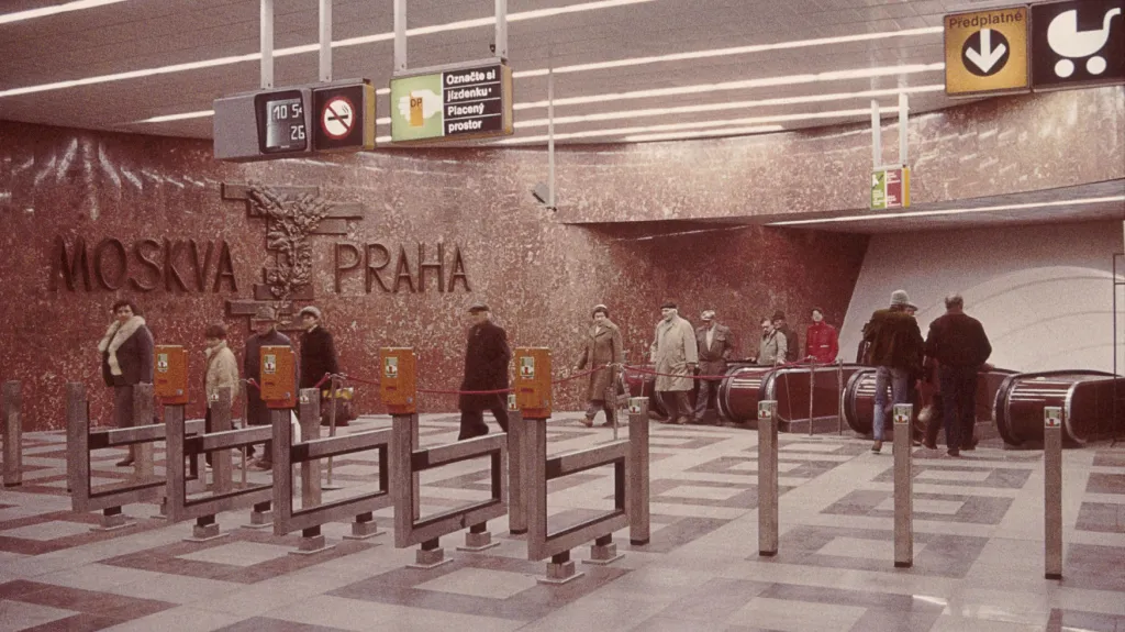 Stanice metra Moskevská (dnes Anděl)