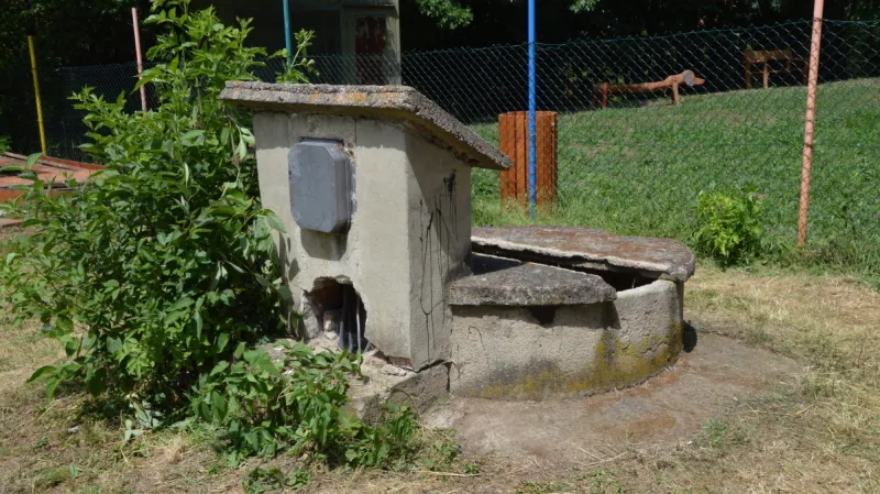 Studna v areálu mateřské školy
