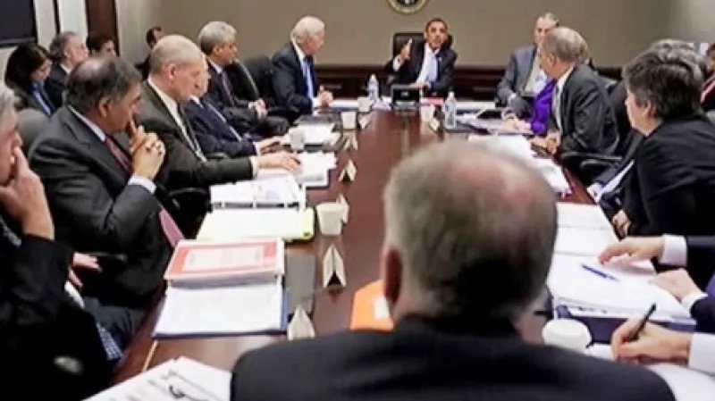 Setkání Baracka Obamy se šéfy tajných služeb