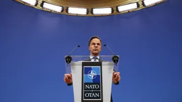 Šéf NATO Mark Rutte