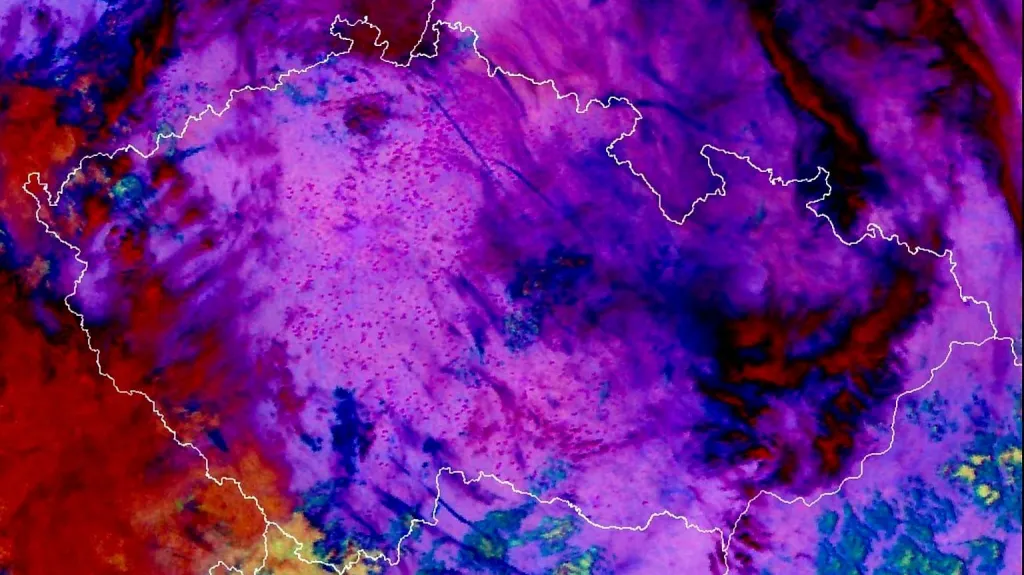 Pálení čarodějnic v Česku zachytil z vesmíru satelit